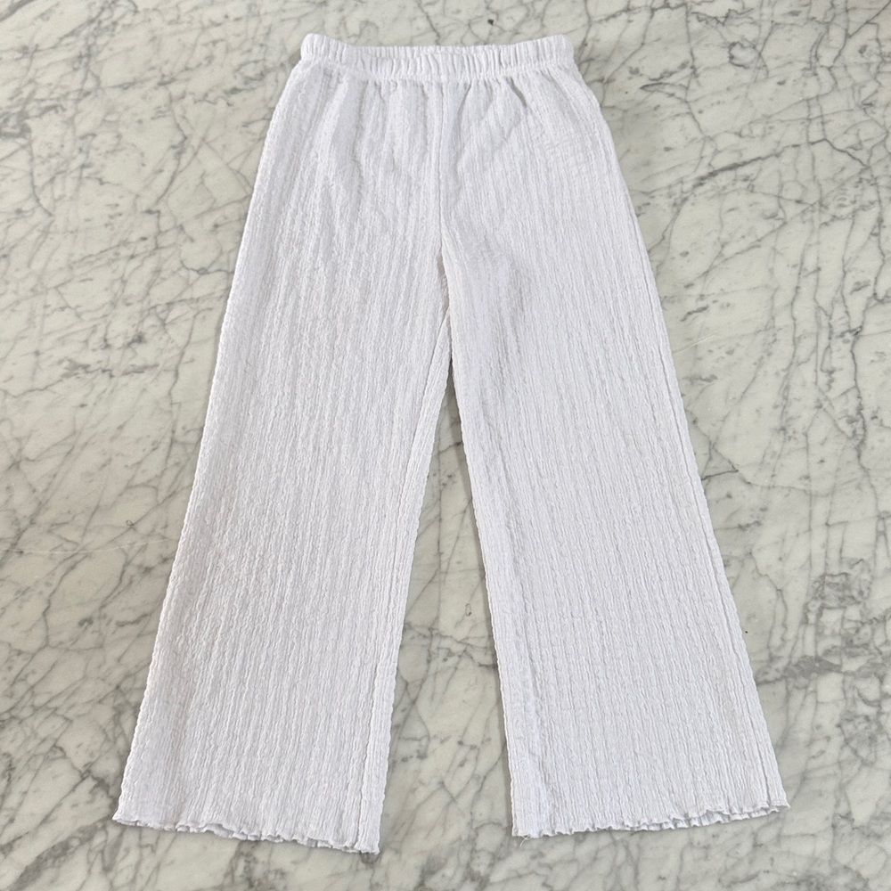 Cotton On Kids Girl’s Pants White Gauzey Sz 8